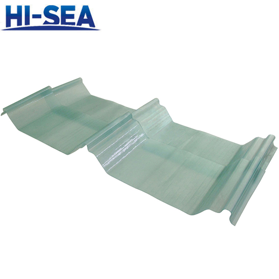 Invisible Fastening FRP Lighting Sheet